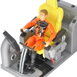 1/14 Worker Simulation Action Figure Driver Doll For 1/12 1/14 RC Excavator Cab and Tractor Truck Cab DIY Car Model Parts