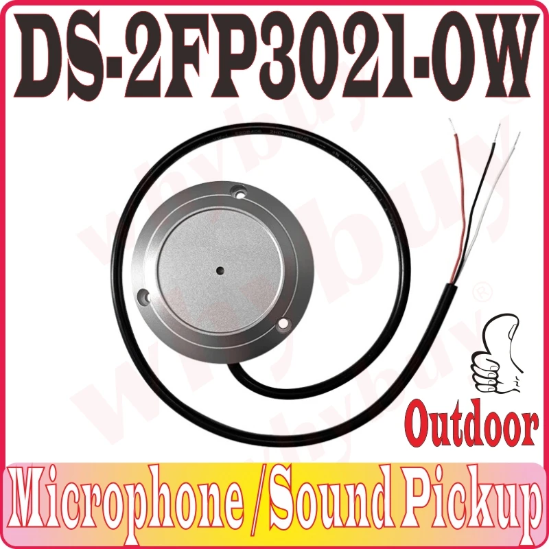 DS-2FP3021-OW outdoor Microphone sound pickup, high fidelity, low noise, omnidirectional sound pickups, waterproof dustproof