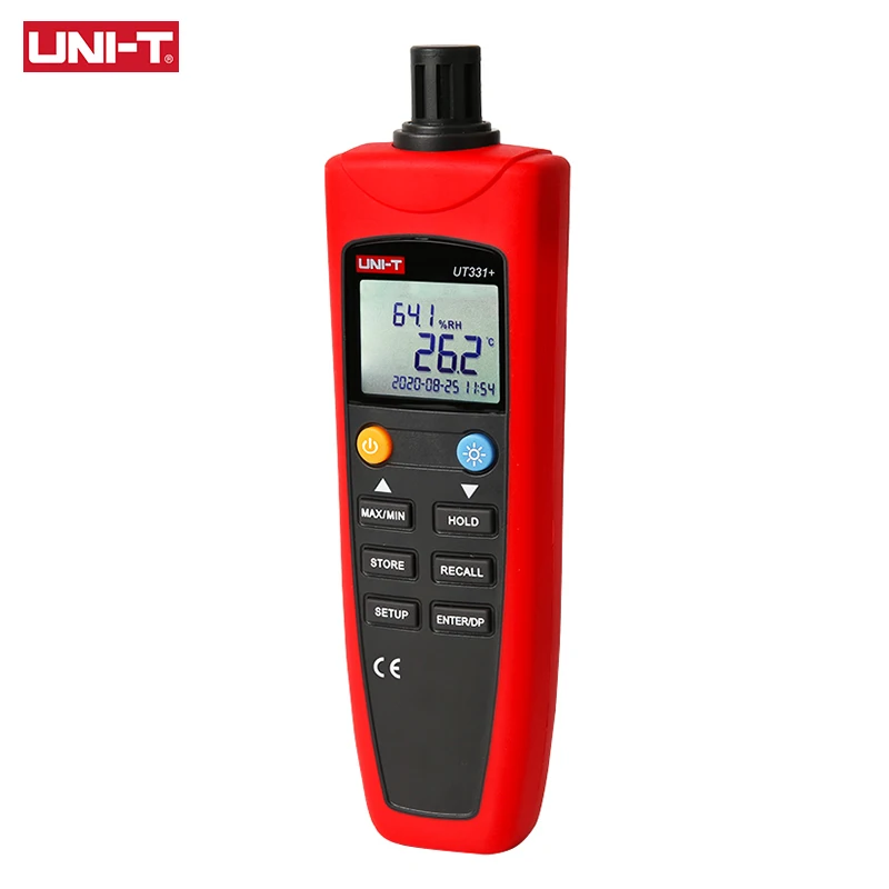 UNI-T Digital Thermometer Hygrometer UT331+ UT332+ Temperature Humidity Meter For Factories -20°C~70°C