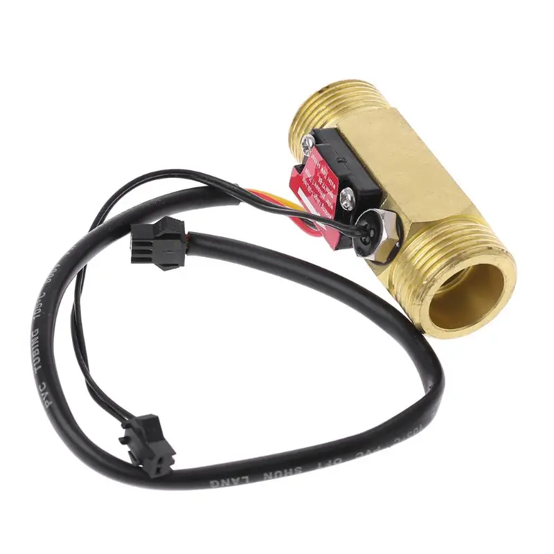 Imagem -05 - Sensor de Fluxo de Latão dc 5v 245 Lpm Medidor de Vazão Turbina Dentro do Sensor de Temperatura Ntc50k Zhongjiang Mar Dijiang Fábrica Yf-b6-t g3