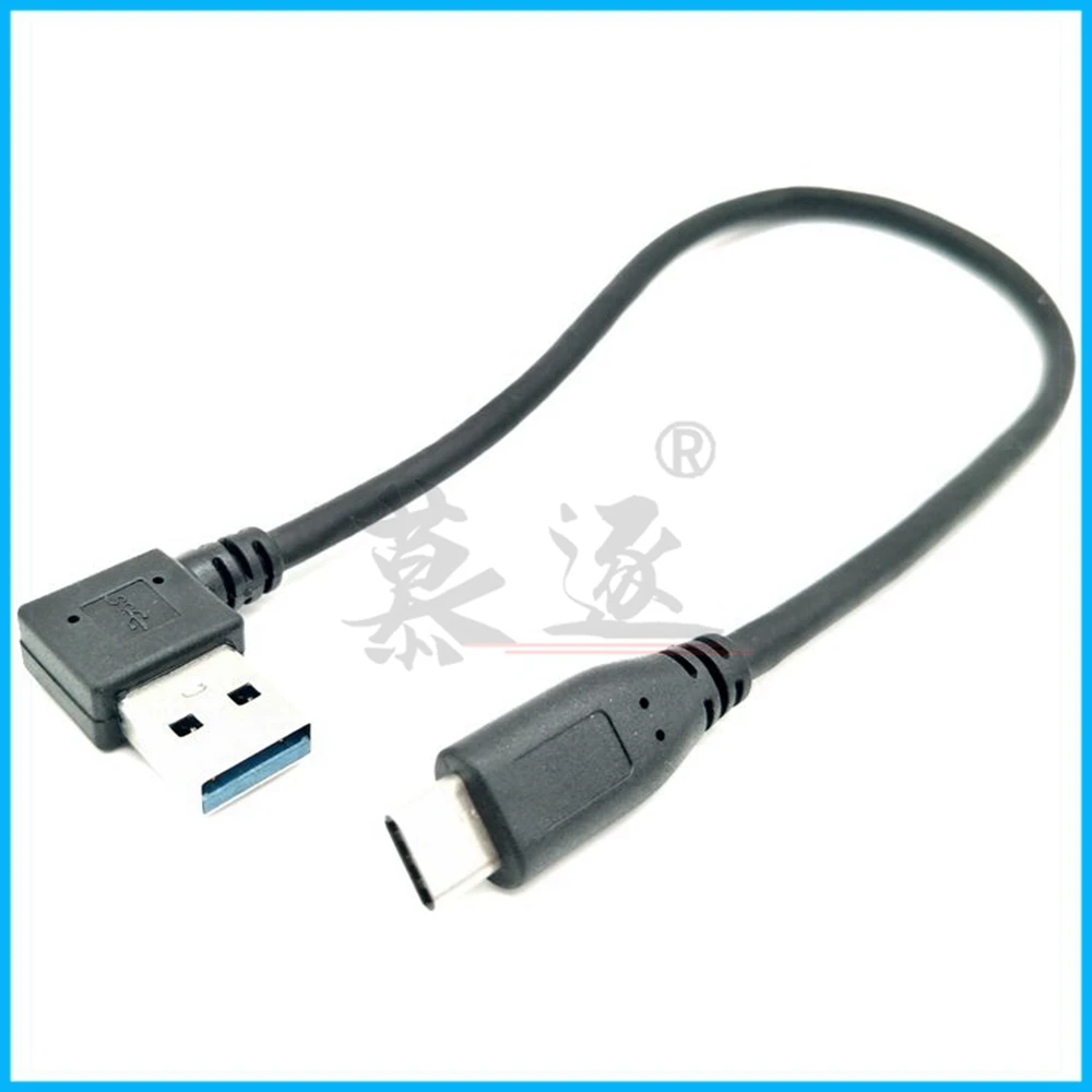 USB männlichen ellenbogen typ-C daten kabel 90 grad rechtwinklig LETV 2 handy P9 herrlichkeit 8 6 ladekabel