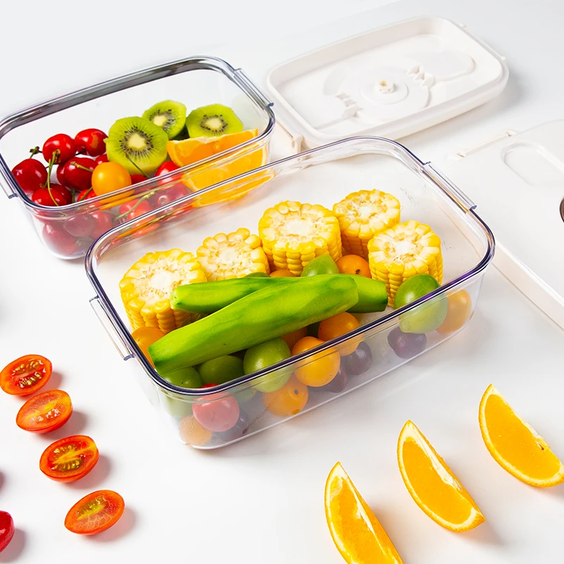 Circle Rectangle Square Vacuum Container Different Capacity Vacuum Sealer Box Kitchen Storage Fit for Food Storage