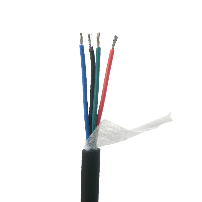 

Flexible Control Wire 4 Core 0.14,0.2,0.3mm² 100m with Tinned Pure Oxygen Free Copper (26,24,22AWG)