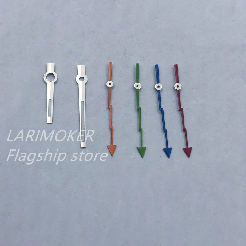 LARIMOKER New Orange/Blue/Red/Green Flashing Light Observation Needle for NH36/8215/2813/2836 / NH35 Watches Accessories