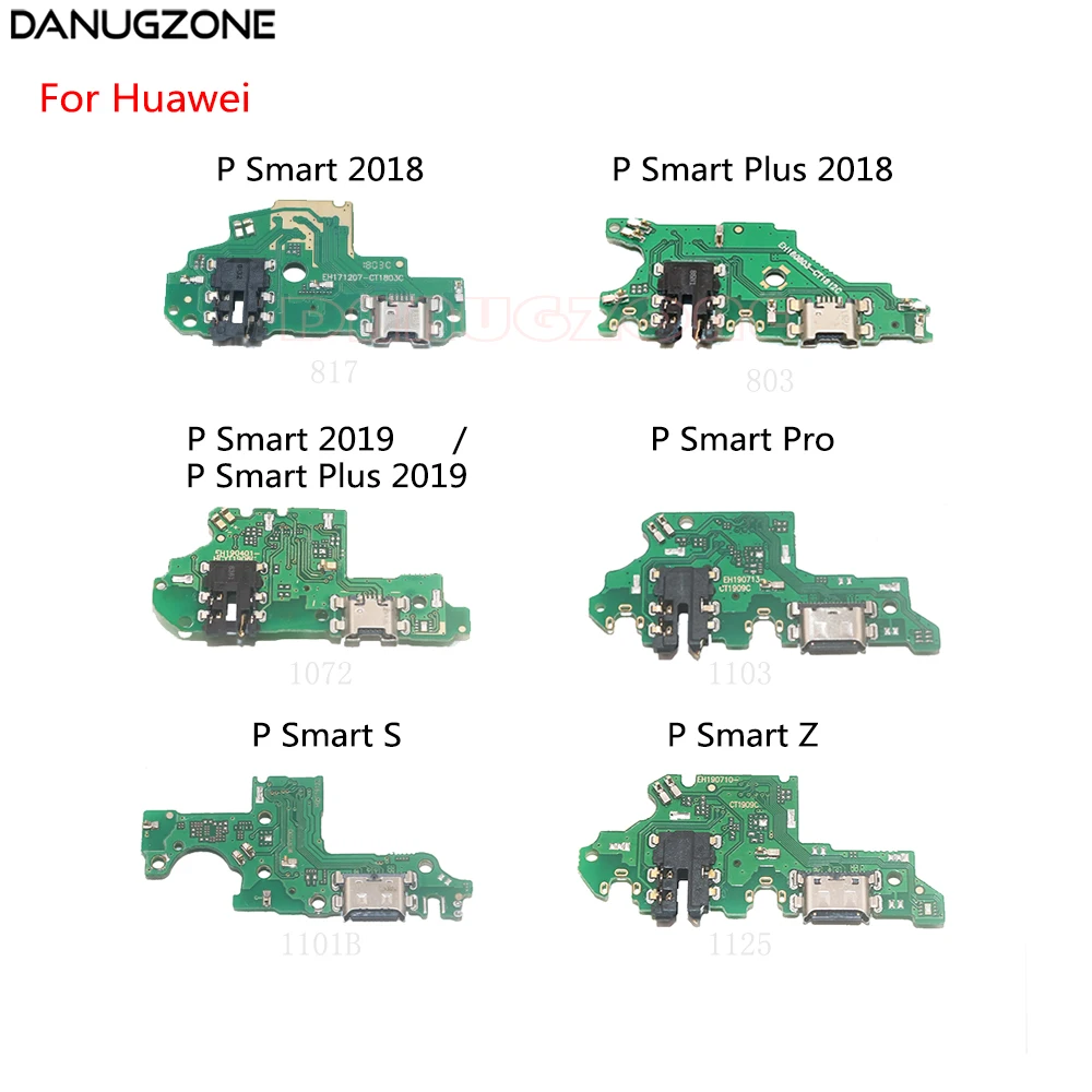 

Зарядная док-станция с USB-портом, разъем, зарядная плата, гибкий кабель для Huawei P Smart Plus 2019 2018 S Z / P Smart Pro + 2019