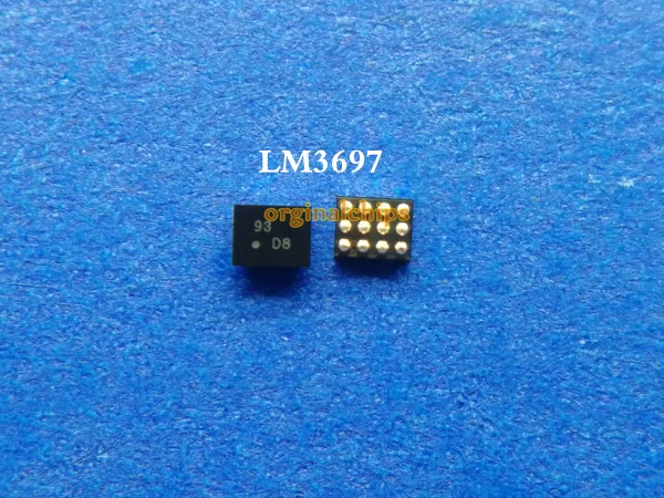 20 шт. LM3697 LM3697YFQR mark D8 12pin контроль подсветки IC для OPPO A57 R9SK R9plus vivo X5SL Y83 xiaomi