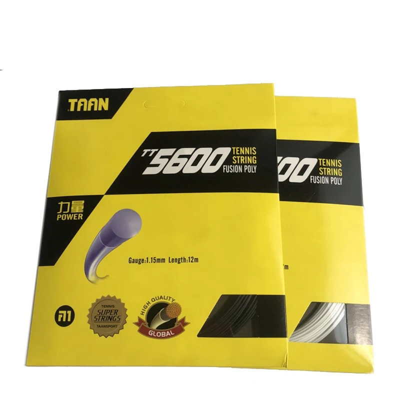 1pc TAAN TT5600 Durable Polyester Tennis String 1.15mm Tennis String 12m Training tennis racket string