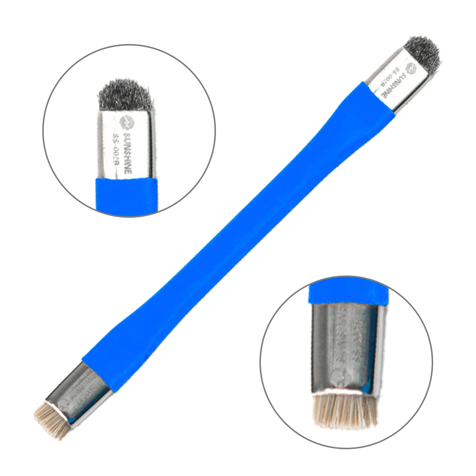 

SS-022B Safe Brush Anti-Static Motherboard PCB Cleaning Brush For Mobile Phone Repair Tools Brush Kit Double Head Convenience