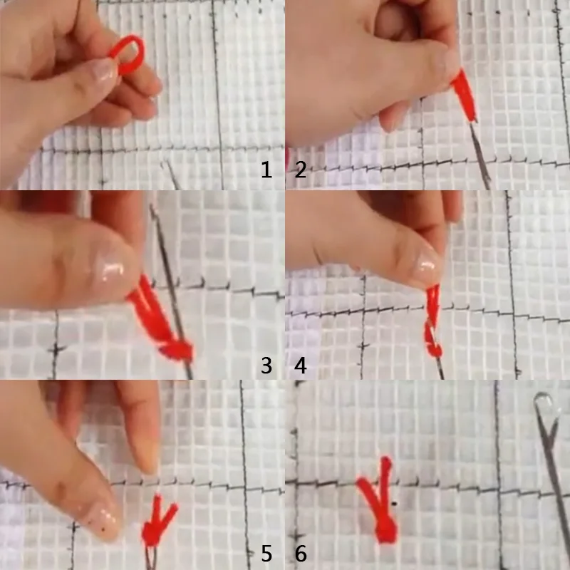 Zatrzask-haczyk-zestawy-DIY 3D Segment haftowana poduszka haftowana rzemieślnicza poszewka na poduszkę pakiet Yirn gruba wełna ścieg krzyżykowy