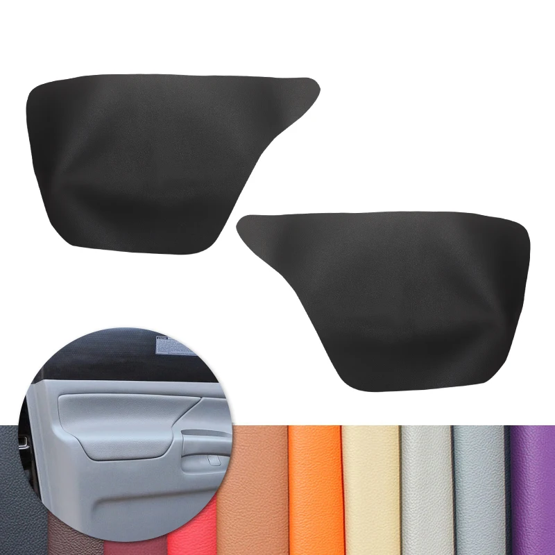 For Toyota Tacoma 2005 2006 2007 2008 2009 2010 - 2015 2pcs Car Interior Front Door Armrest Panel Leather Cover Decoration