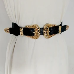 Elastic Corset Belt Female Waist Stretch Dress Cummerbunds Designer Belts For Women Punk Goth Waistband Ladies Fashion Strap