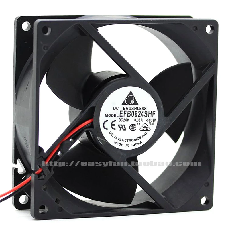 New original 9CM 24V 0.38A EFB0924SHF 9032 inverter server cooling fan high air volume