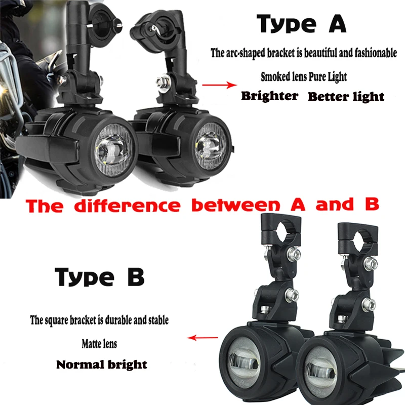 R1200GS 40W Motorcycle LED Fog Lights Auxiliary Assembliy For BMW R1200GS F850GS F750GS F 850GS 750GS 1250GS GS LC Adventure