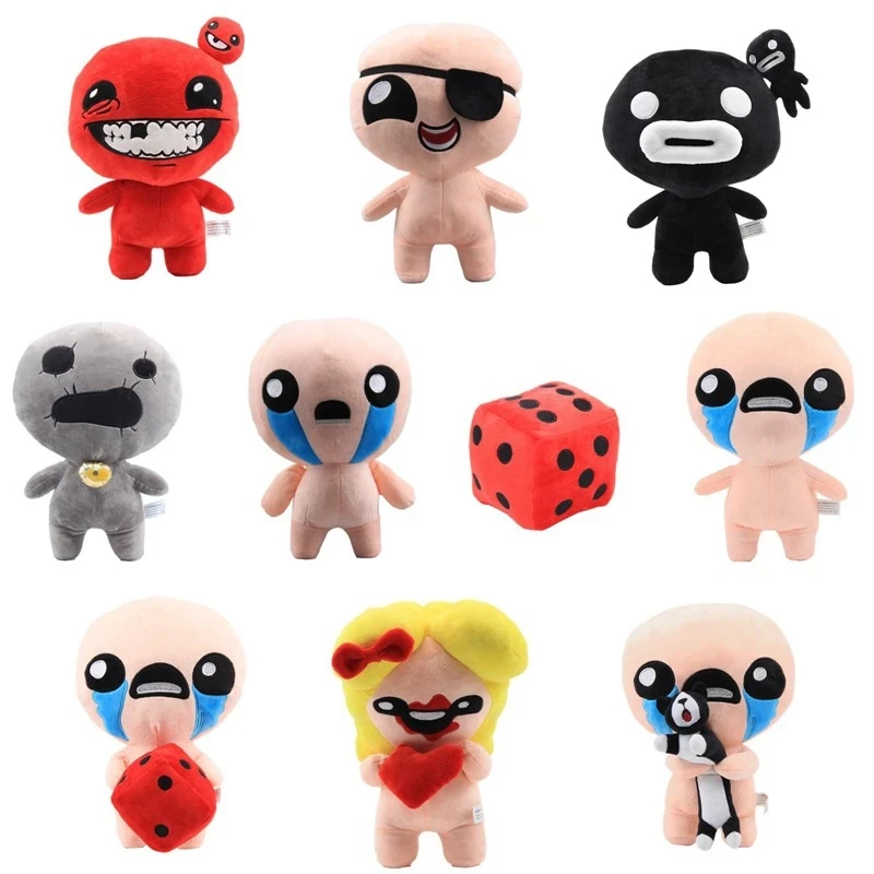 

10 Style 10-30cm The Binding of Isaac Plush Toys Afterbirth Rebirth Game Cartoon ISAAC Soft Stuffed Toys for Children Kids Gifts