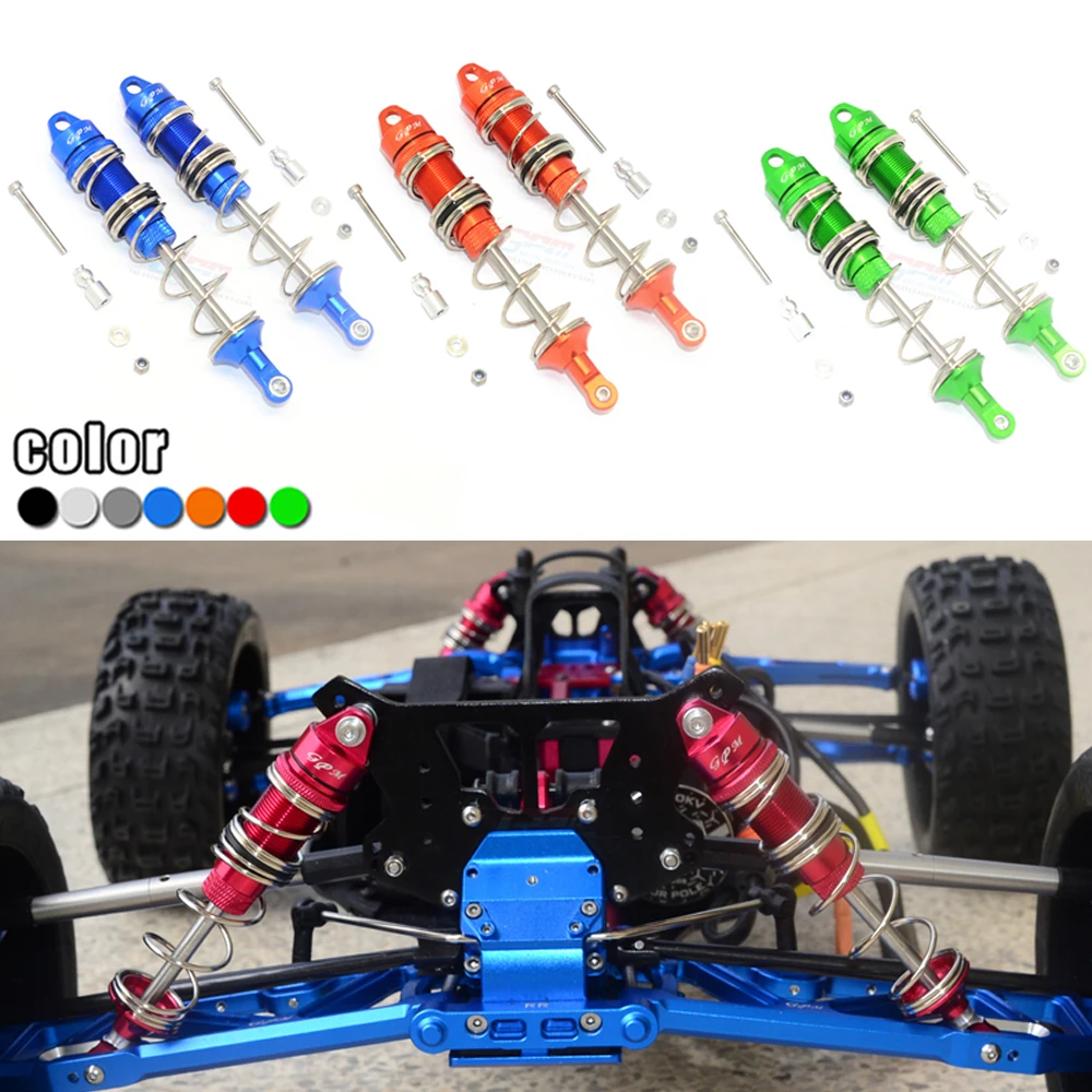 GPM ARRMA 1/8 TALION 6S ARA106048 TALION 6S V4 Metal Aluminum alloy 125MM Bold rear Shock absorber