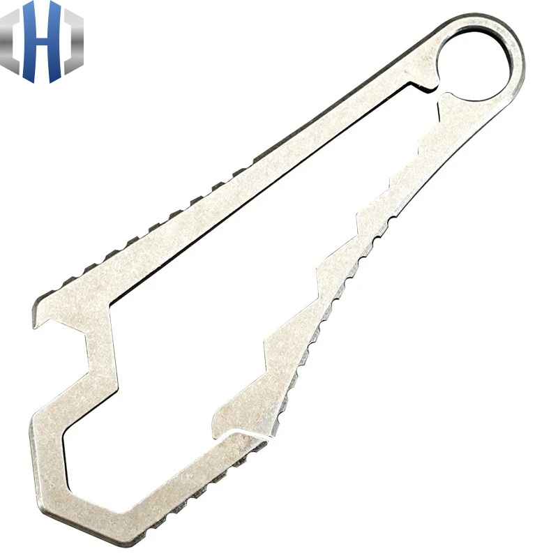 Titan Đa Năng Tiện Ích Móc Khóa Vòng Dụng Cụ Mở Vít Vặn Vít Cờ Lê Di Động Công Cụ EDC