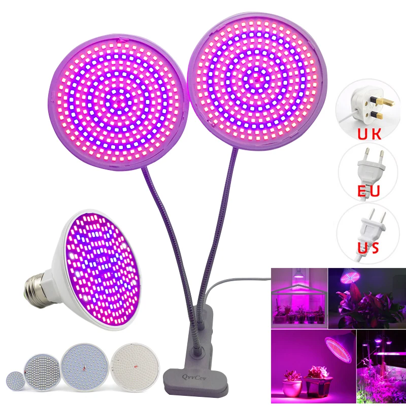 

200 290 LED Plant Grow light full Spectrum indoor flower veg growing Phyto Lamp kit Hydro desk Fitolamp grow tent box lighting