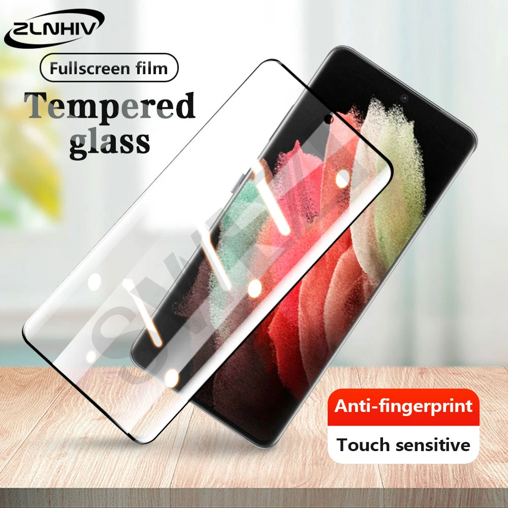 

ZLNHIV 9H protective Film for Samsung Galaxy s20 s21 FE ultra s10 lite s10e plus tempered glass phone screen protector