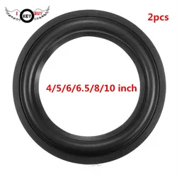 2pcs  4/5/ 6 / 6.5/ 8/10  inch Speaker Repair Accessories Foam Edge Ring / Rubber Edge Midrange Subwoofer DIY Parts