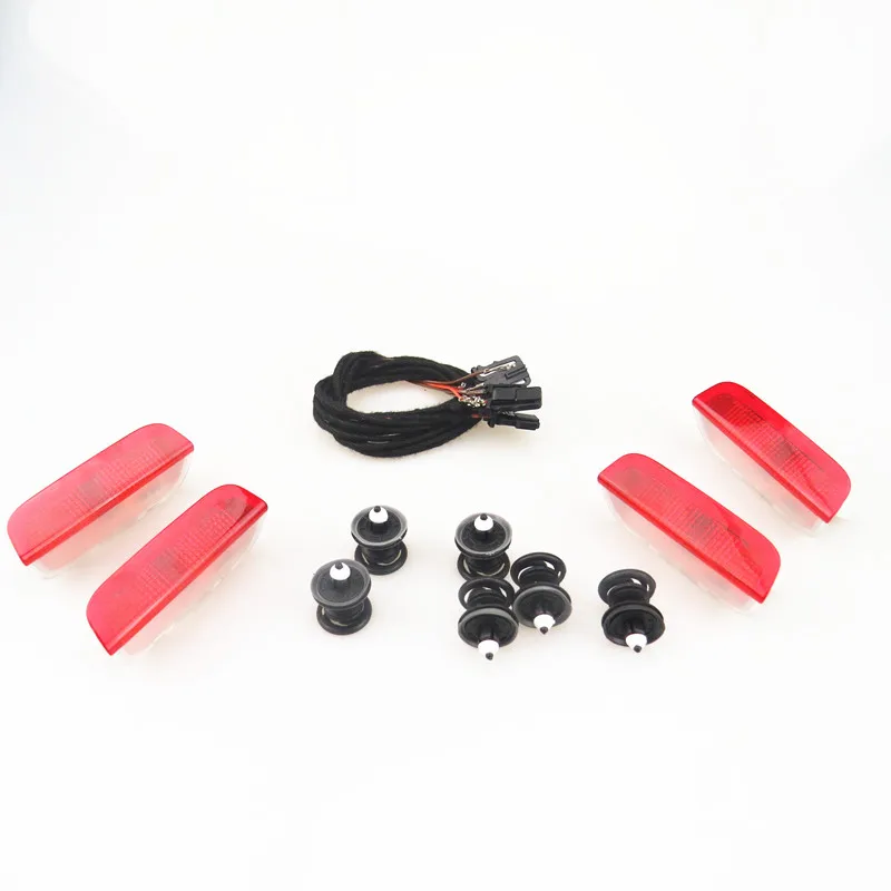 

AZQFZ Door Panel Warning Light + Cable + Clip For VW Jetta 5 6 Golf MK5 6 7 Passat B6 B7 Tiguan Sharan Seat Alhambra 3AD 947 411