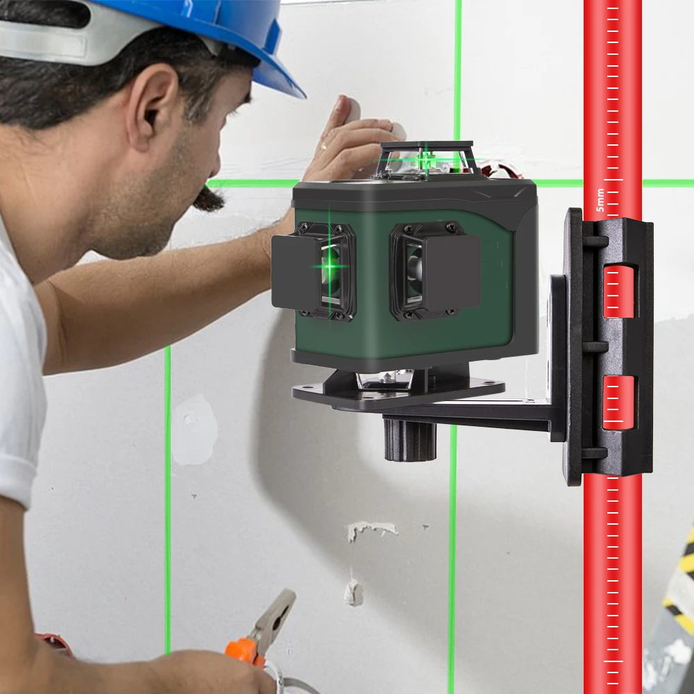 Laser Telescoping Pole Extend Laser Level Bracket With 1/4"and 5/8" Adapter Mount Ceiling Leveling Rod For Laser level 4M/2.8M