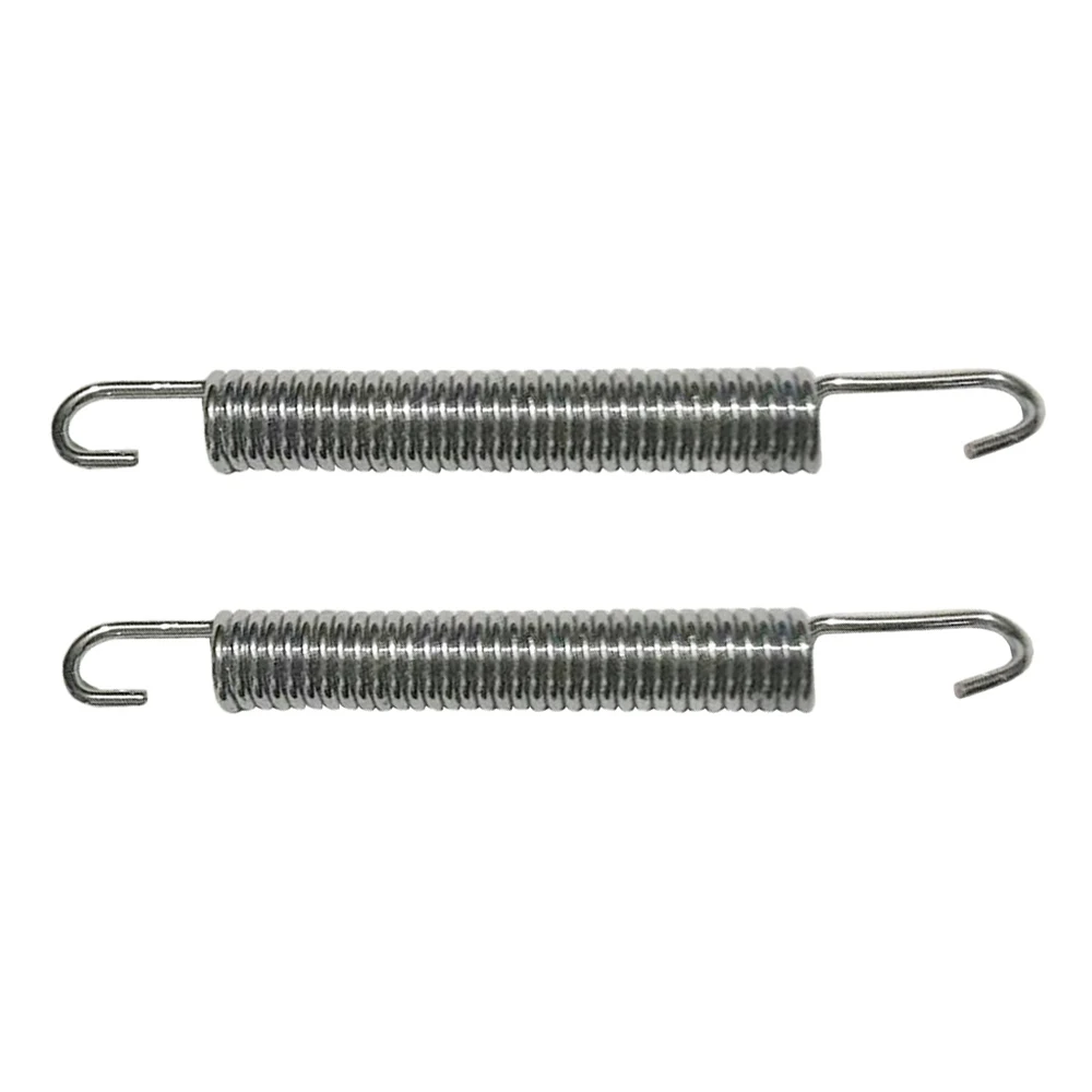 1Pair Universal Motorcycle Stainless Steel Exhaust Springs Expansion Chambers Exhaust Link Pipe Extension Spring