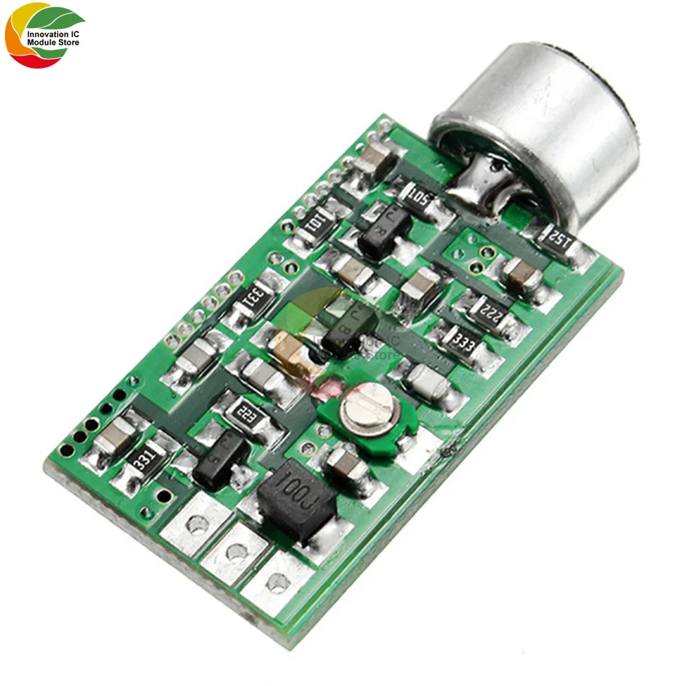 FM Transmitter Module Microphone Wireless Audio Transmitter FM Module Wireless FM Audio Transmitter Module MIC Core Board V4.0