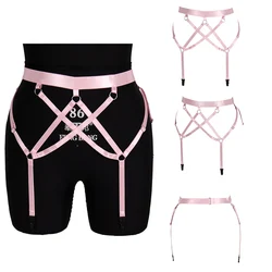 Sword Belt Straps Adjust Suspender Belt Size Body Harness Women Sexy Stocking Garters Punk Goth Accessories Dance Wear