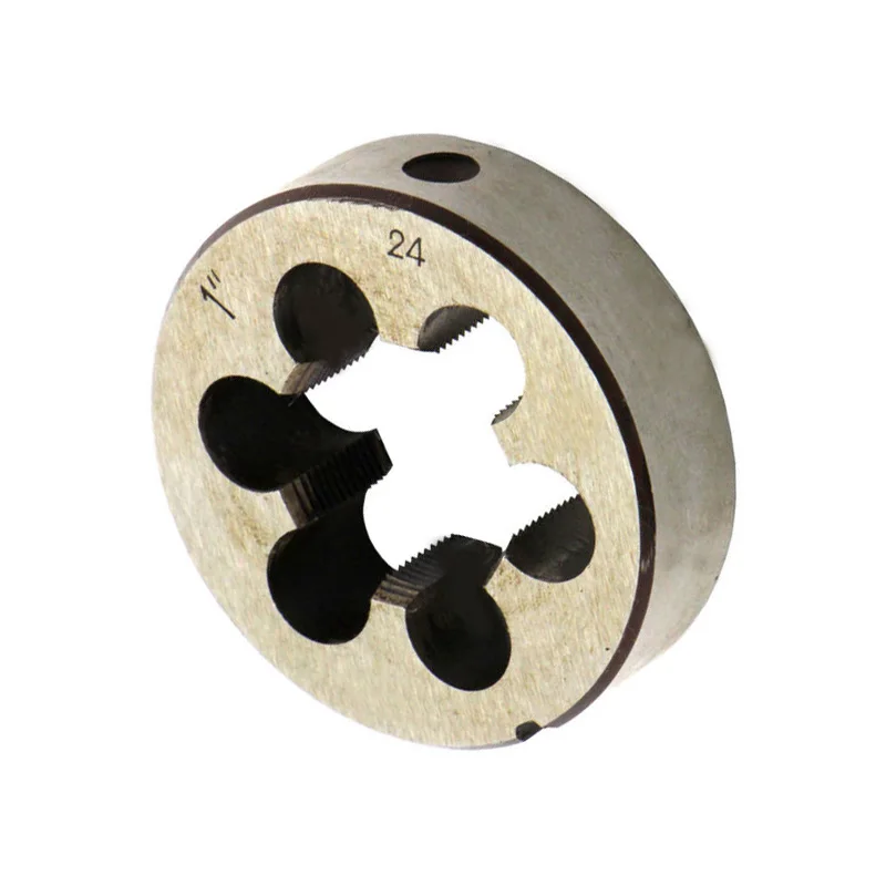 

1" 24 UNS Right Hand Threading Dies 1-24 TPI Threading Cutting Metalworking Tool Alloy Steel 55mm Outer Diameter Thread Mold