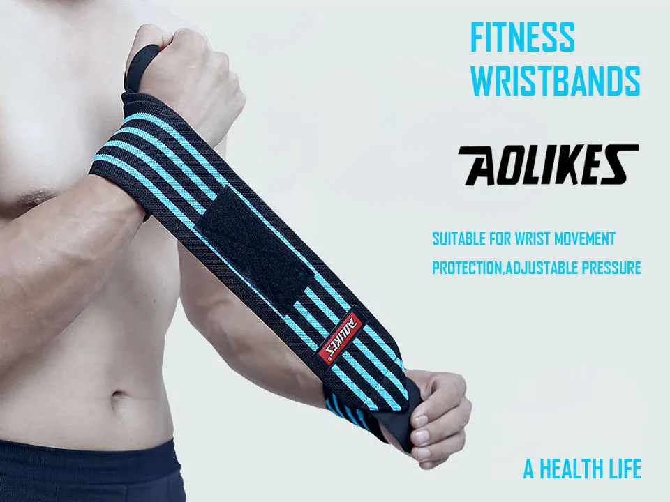 AOLIKES 1 Paar Handgelenkbandagen für Gewichtheben, Fitnessstudio, Handgelenkschlaufen für Gewichtheben, Handgelenkstütze für Powerlifting, Krafttraining – Detail 26