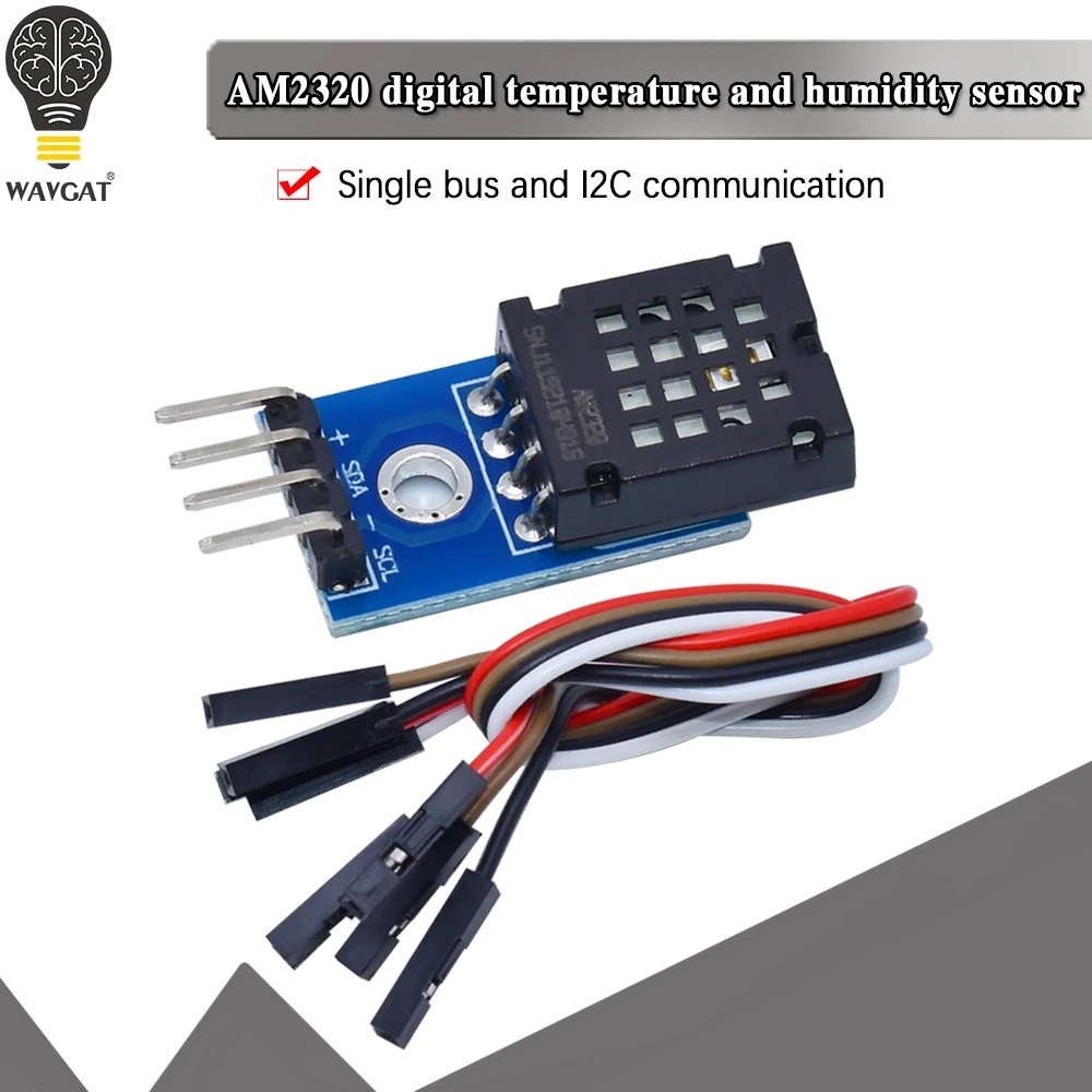 official DHT21 AM2320 Digital Temperature&Humidity Sensor Module Single Bus I2C Replace AM2302