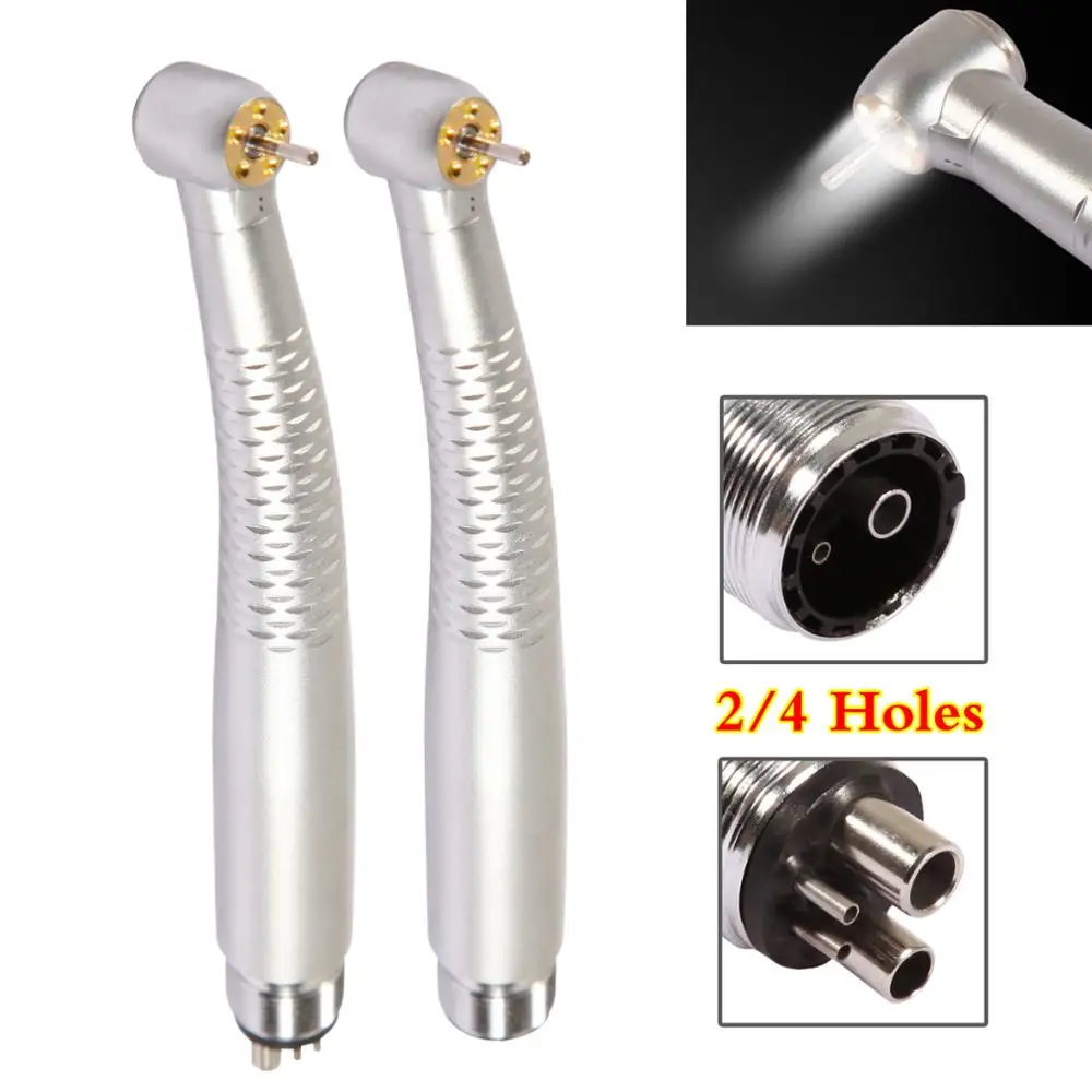 2/4 Hole E-generator 5 LED 5 Bulbs Light Shadowless High Speed Tubine Handpiece Fit KAVO Type Teeth Dental Equipment Dental Tool