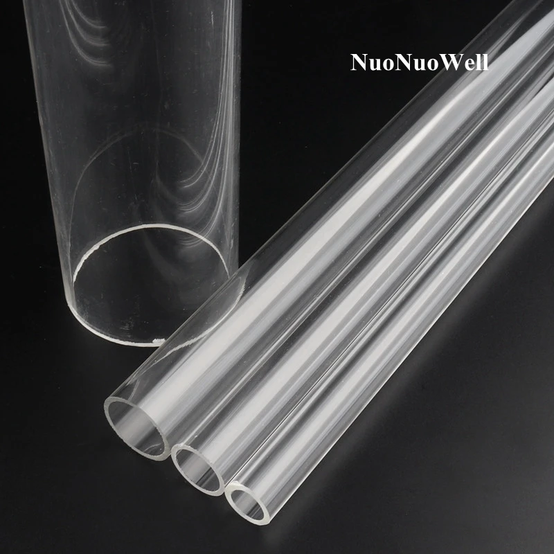 2pcs Outer Dia 140mm and 2pcs  Outer Dia 160mm Length 1m thickness 5mm Green  Acrylic Pipe