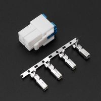 4 Pin Short Wave Radio Power Supply Socket Cable Cord Connector for ICOM IC-7000 IC-7600 FT-450 TS-480 Ju05 20 Dropship