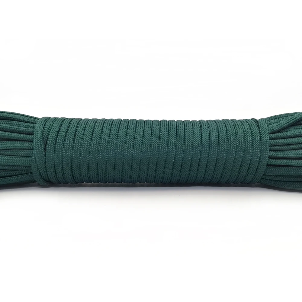 Durchmesser 4 mm, 5, 10, 20, 31 Meter, 7 Ständerkerne, Paracord, Fallschirmschnur, Lanyard, Zeltseil für Wandern, Camping, Wäscheleine, DIY-Armband