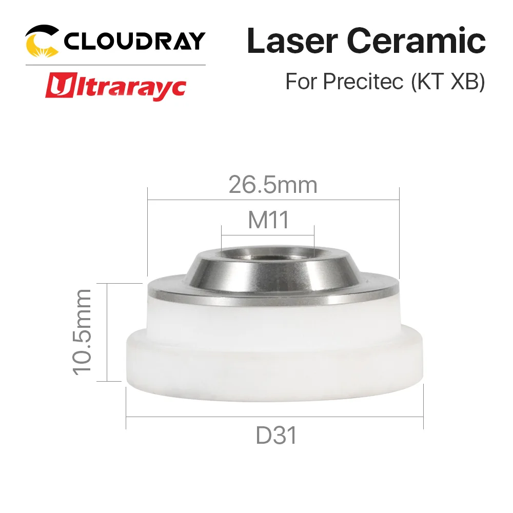 Cloudray OEM Precitec Laser Ceramic Part KT XB P0595-94097 Dia.31mm M11 Thread for Precitec ProCutter 2.0 Laser Head