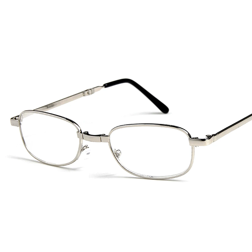 Men Women Folding Reading Glasses Unisex Metal Frame Presbyopic Foldable Eyeglass Eyewear image 5