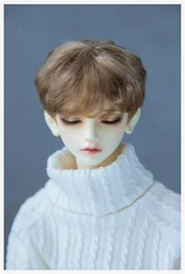 BJD/SD Doll Wig Toys 1/3 1/4 1/6 1/8 Handsome White Black Red Boys Short Soft Milk Silk Hair Multi-colored Gift Doll Accessories