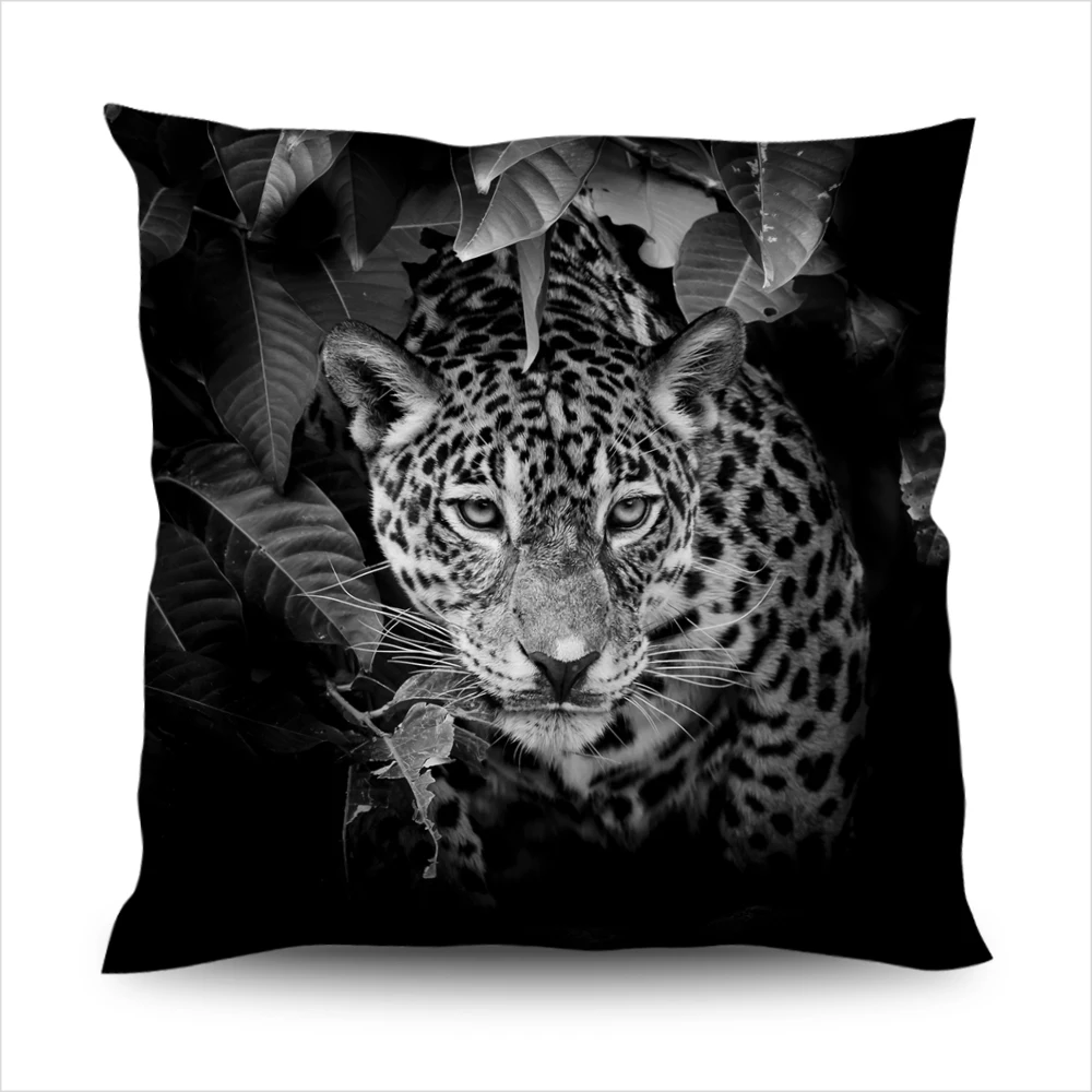 Animal leopard Cushion Cover Decorative Pillowcase Throw Pillow Case Cushion Cover 3D Bedding 45x45 65x65 70x70 80x80