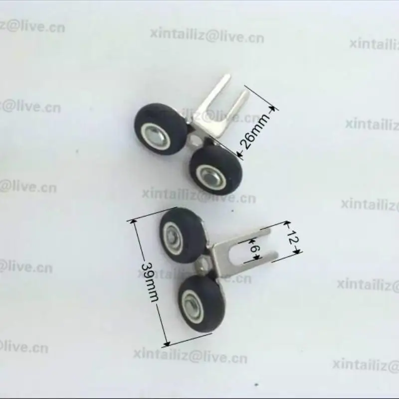 

8Pcs Cabinet Sliding Door Window Upper Roller Wheel 39Mm Wardrobe Sliding Door Upper Wheel