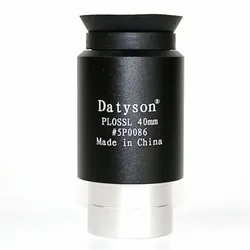 Datyson Telescope Accessories M28*0.6mm 1.25 Inches PL 40mm PLOSSL 40MM Eyepiece Broadband Blue Film with Optical Glass