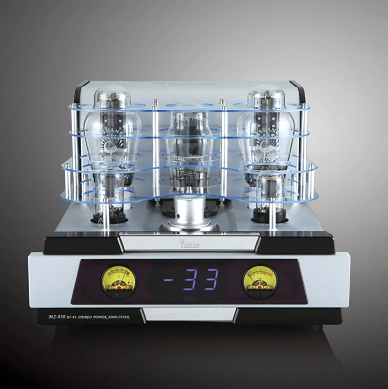 YAQIN MS-850 300B Vacuum Tube Power Amplifier class A HiFi 6H9C 6H8C 5Z3P Mono Block tube amplifier with remote control (pair)