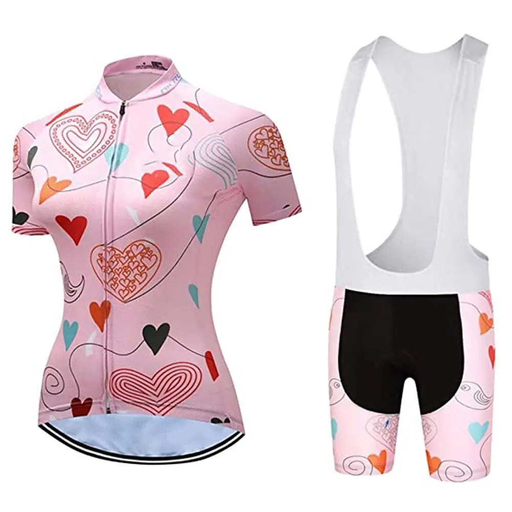 

Moxilyn Pro Women Cycling Jerseys Sets MTB Bike Cycling Clothing Breathable Mountian Bicycle Clothes Summer Bike uniform Wear