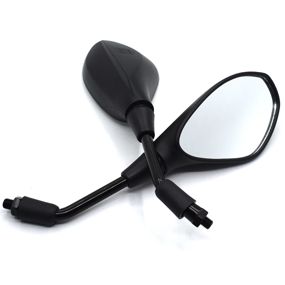 Universal 10mm Motorcycle Rearview Mirror Left&Right Rear View Mirrors For BMW R1200R R1200GS G310R Enduro R1150GS ABS Adventure