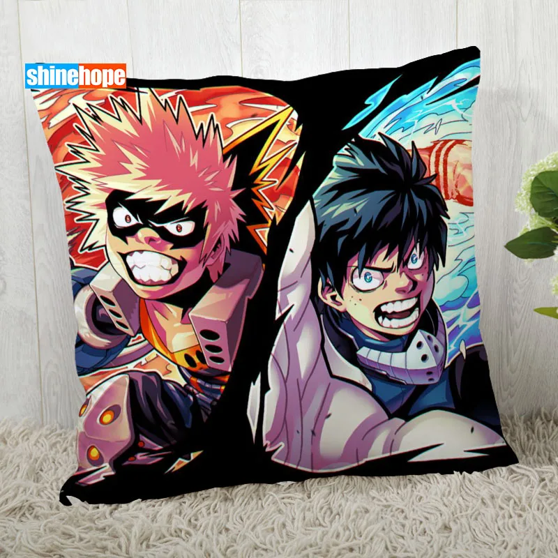 Bakugou Katsuki Pillow Cover Customize Anime Pillowcase Modern Home Decorative Pillow Case For Living Room 45X45cm,40X40cm