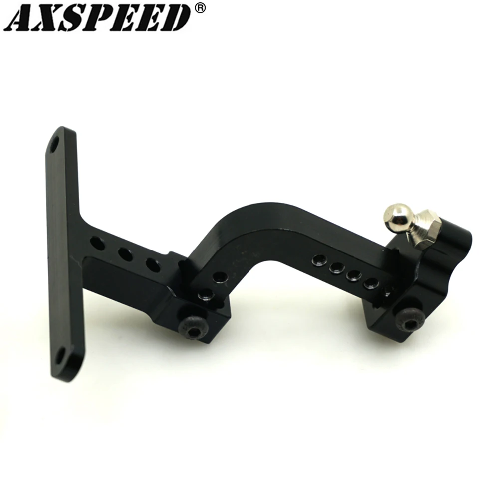 AXSPEED RC Xe Trailer Móc CNC Kim Loại Có Thể Điều Chỉnh Trailer Hitch Receiver Tow Hook Cho 1:10 Trục SCX10 RC Bánh Xích Xe các Bộ Phận