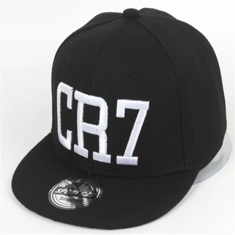 Brand Children Soccer Star Ronaldo CR7 Embroidery Kids Baseball Cap Hat Bone Boys Girls Sports Snapback Hip-hop Caps Gorras