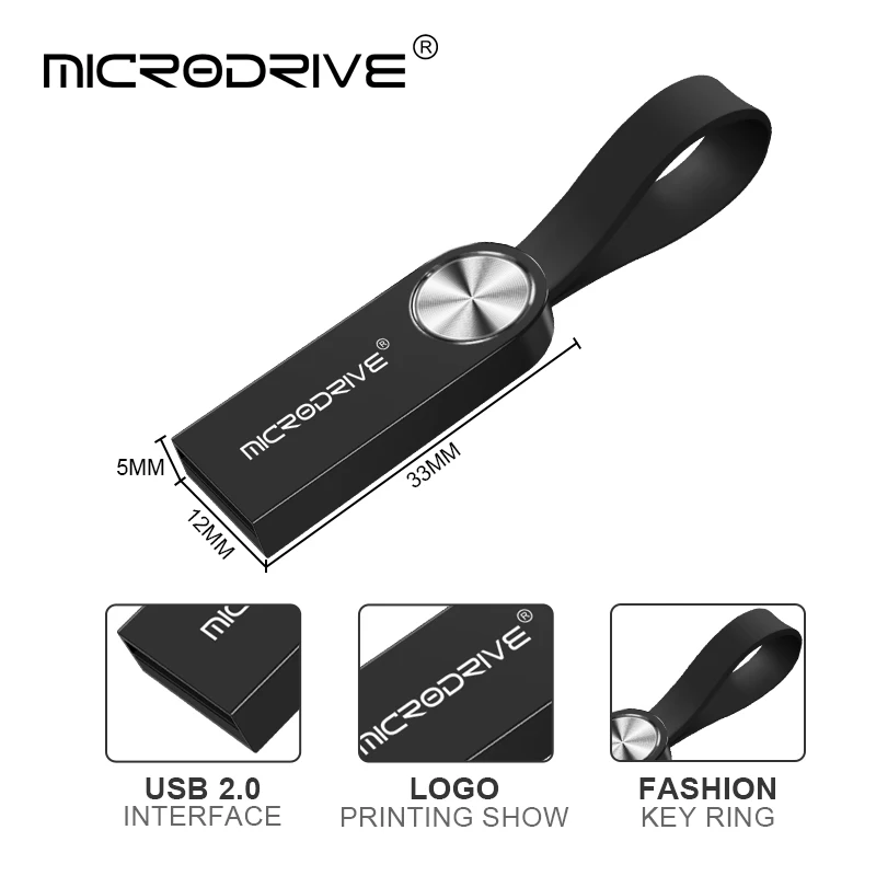 금속 USB 플래시 드라이브 16GB 32GB 64g 도매 가격 메모리 스틱 USB 2.0 Pendrive 개인 Pendrive 저장 USB 스틱