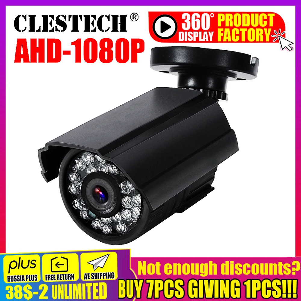 

AHD Мини CCTV камера HD 720P 1080P XVI 4в1 все Full 2MP цифровой ИК инфракрасный ночное видение уличный водонепроницаемый Ip66 кронштейн