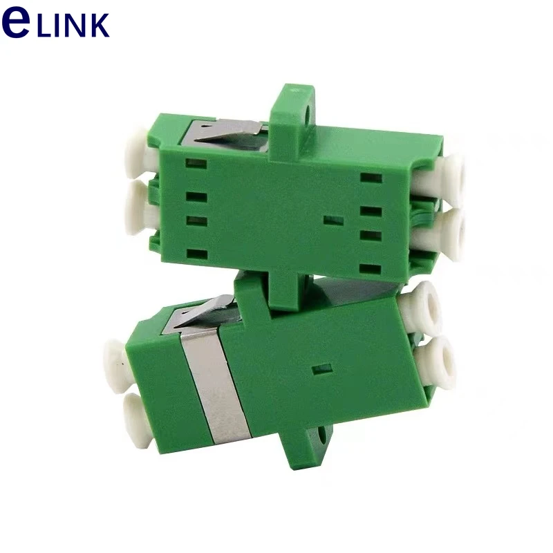 Оптоволоконный адаптер LC APC Duplex SC Footprint Зеленый оптоволоконный соединитель 25 шт. 50 шт. 100 шт. 200 шт. 400 шт. 0,2 дБ, бесплатная доставка